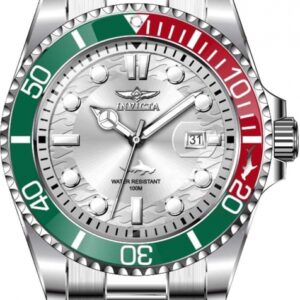 Home invicta pro diver quartz silver dial men's watch 44714