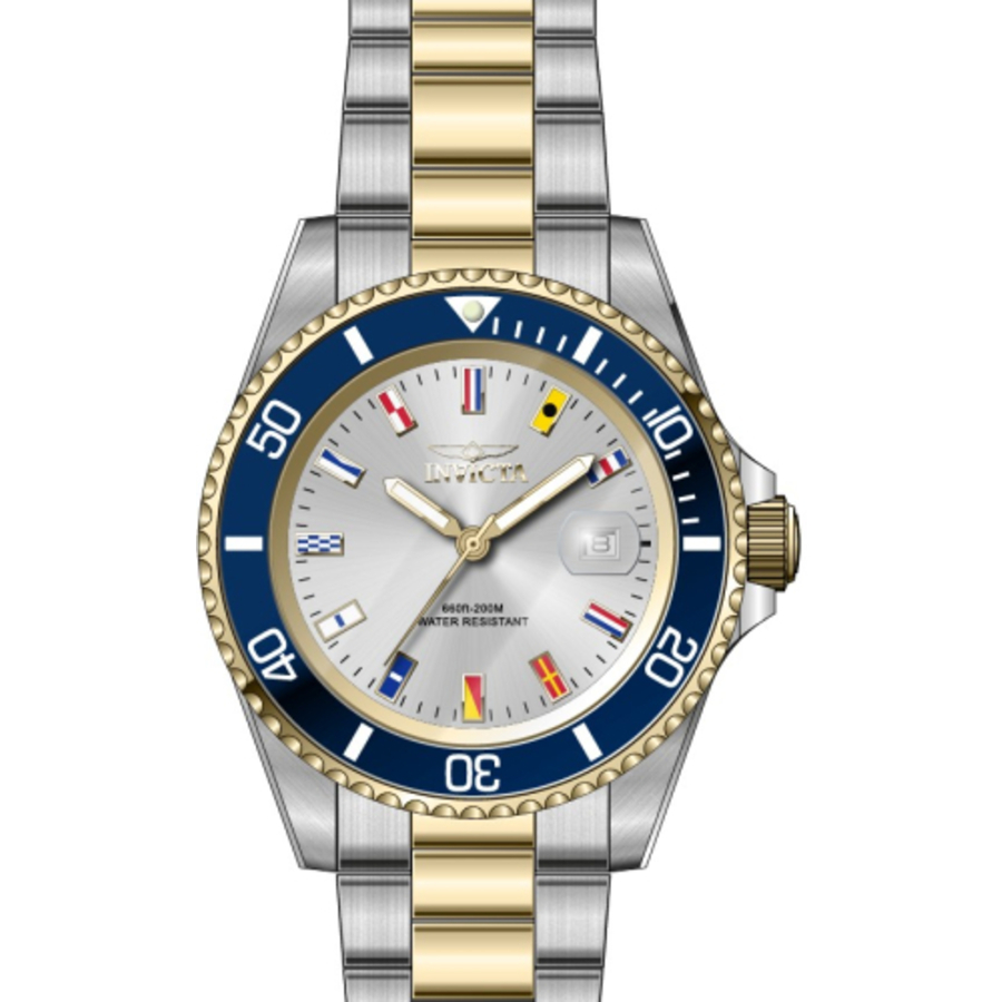 invicta pro diver quartz silver dial men's watch 49887 invicta pro diver quartz silver dial men's watch 49887