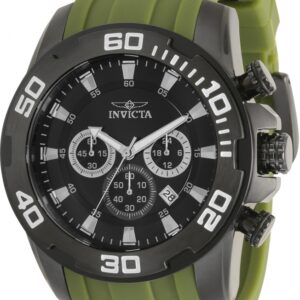 Витрина invicta pro diver scuba chronograph gmt quartz black dial men's watch 35399