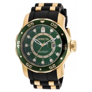 Витрина invicta pro diver scuba quartz green dial men's watch 6994