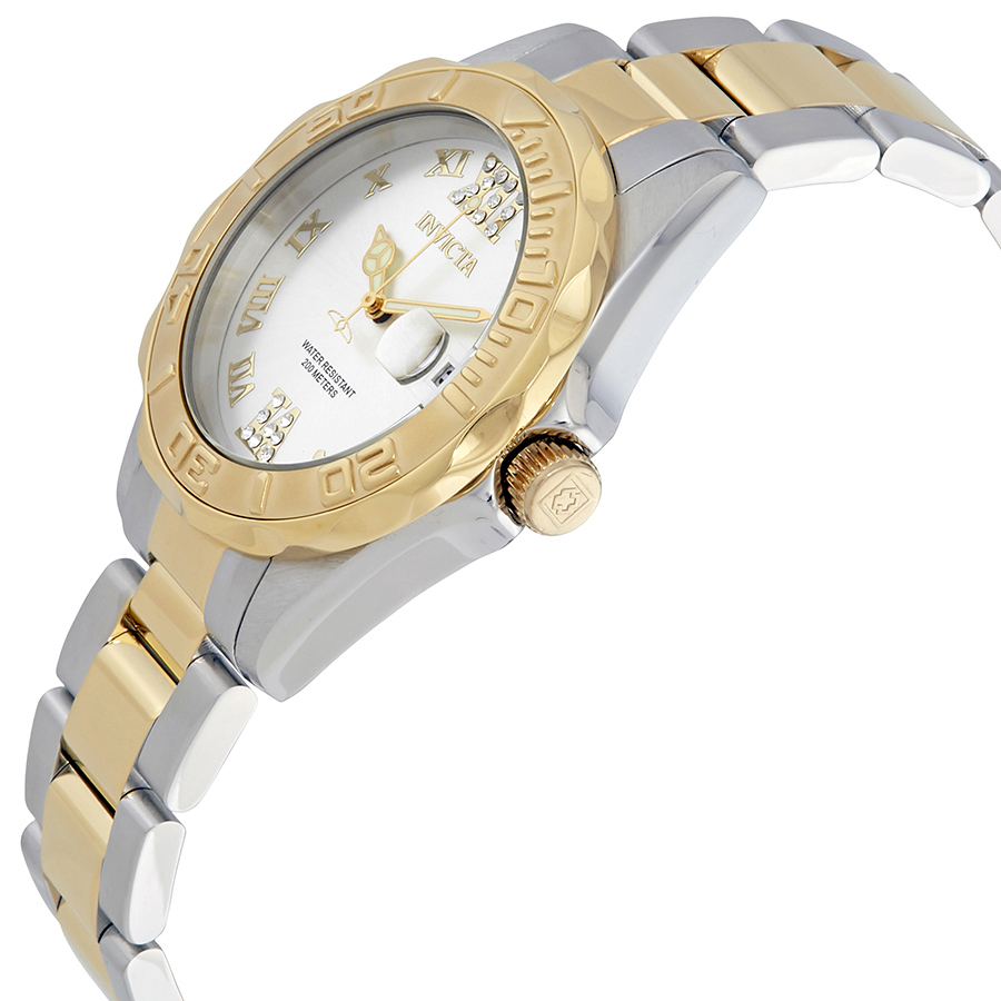 invicta pro diver silver dial ladies watch 12852 invicta pro diver silver dial ladies watch 12852