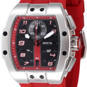 Home invicta racing chronograph quartz black dial men's watch 47367