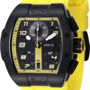 Home invicta racing chronograph quartz black dial men's watch 47371
