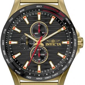 Home invicta racing quartz black dial men's watch 48871