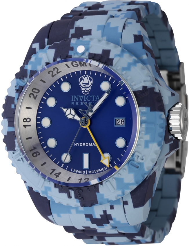 invicta reserve gmt date quartz blue dial men's watch 45940 invicta reserve gmt date quartz blue dial men's watch 45940