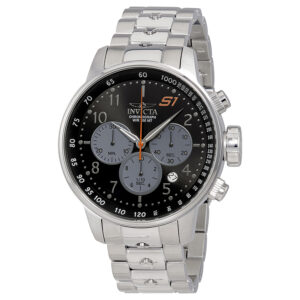 Home invicta s1 rally chronograph black dial men's watch 23084