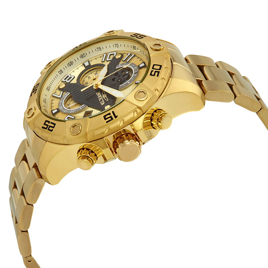 invicta s1 rally chronograph gold dial men's watch 26098 invicta s1 rally chronograph gold dial men's watch 26098