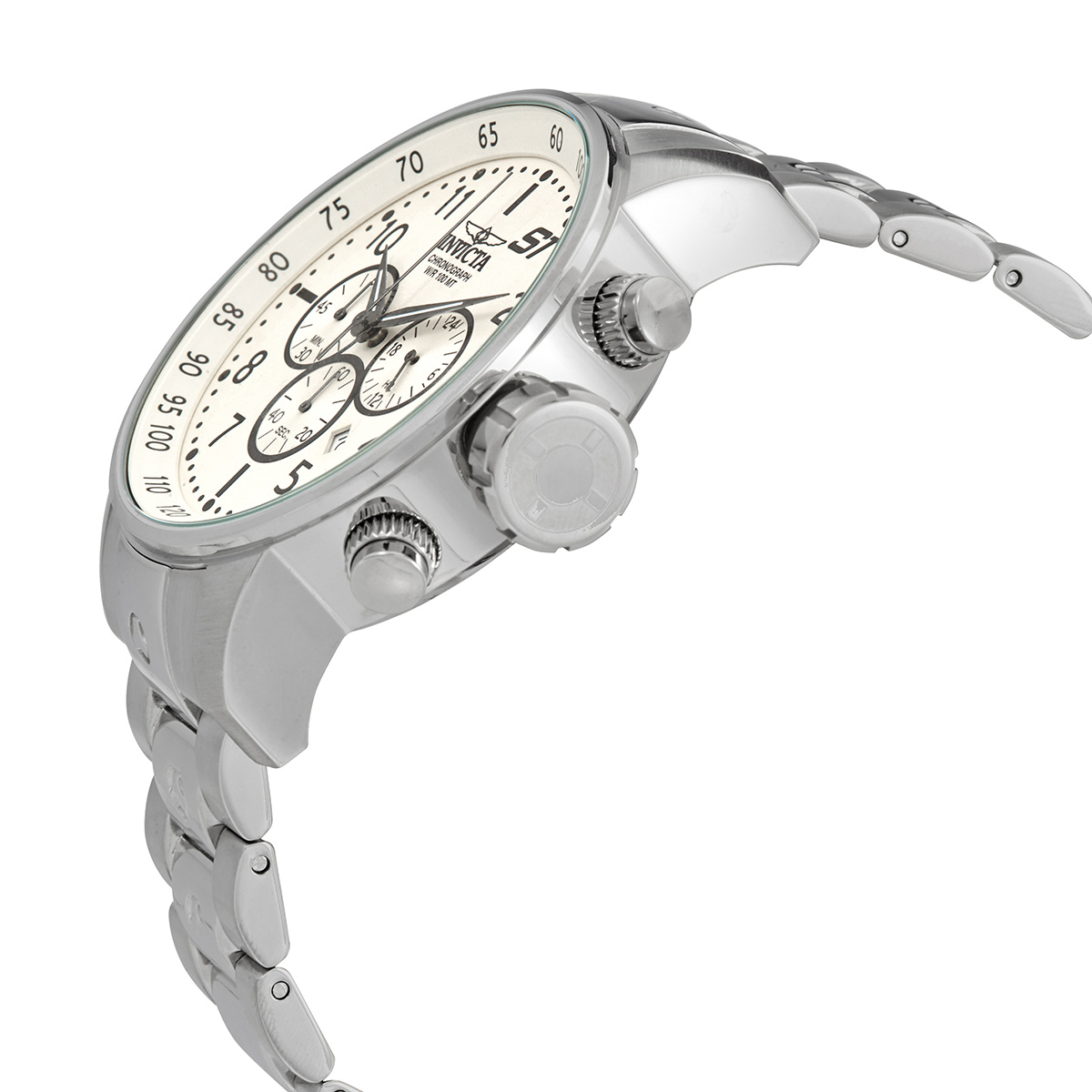 invicta s1 rally chronograph ivory dial men's watch 23077 invicta s1 rally chronograph ivory dial men's watch 23077