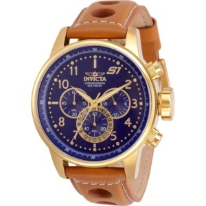 Home invicta s1 rally chronograph quartz blue dial men's watch 30917