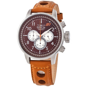 Home invicta s1 rally chronograph quartz brown dial men's watch 16015