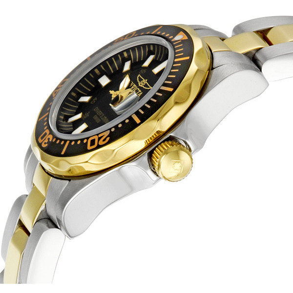 invicta signature lady quartz black dial two tone ladies watch 7063 invicta signature lady quartz black dial two tone ladies watch 7063