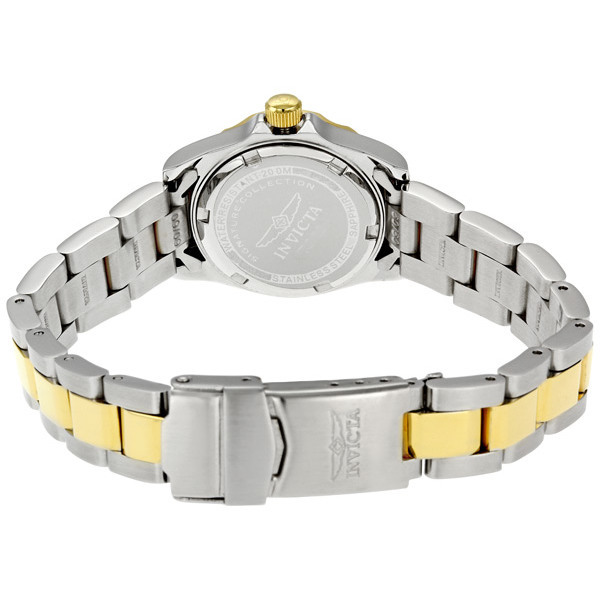 invicta signature lady quartz black dial two tone ladies watch 7063 invicta signature lady quartz black dial two tone ladies watch 7063