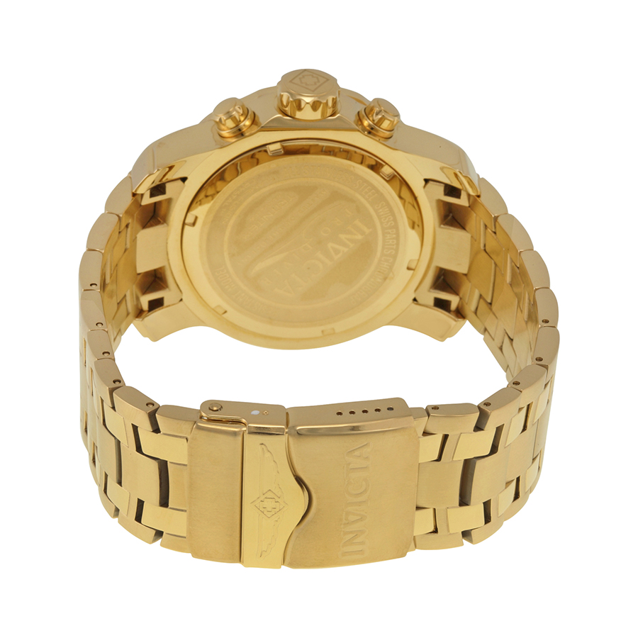 invicta scuba pro diver chronograph gold dial gold tone men's watch 0074 invicta scuba pro diver chronograph gold dial gold tone men's watch 0074