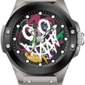 Home invicta sea base iridescent and black dial men's watch 50004