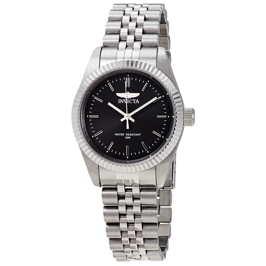 invicta specialty black dial stainless steel ladies watch 29395 invicta specialty black dial stainless steel ladies watch 29395