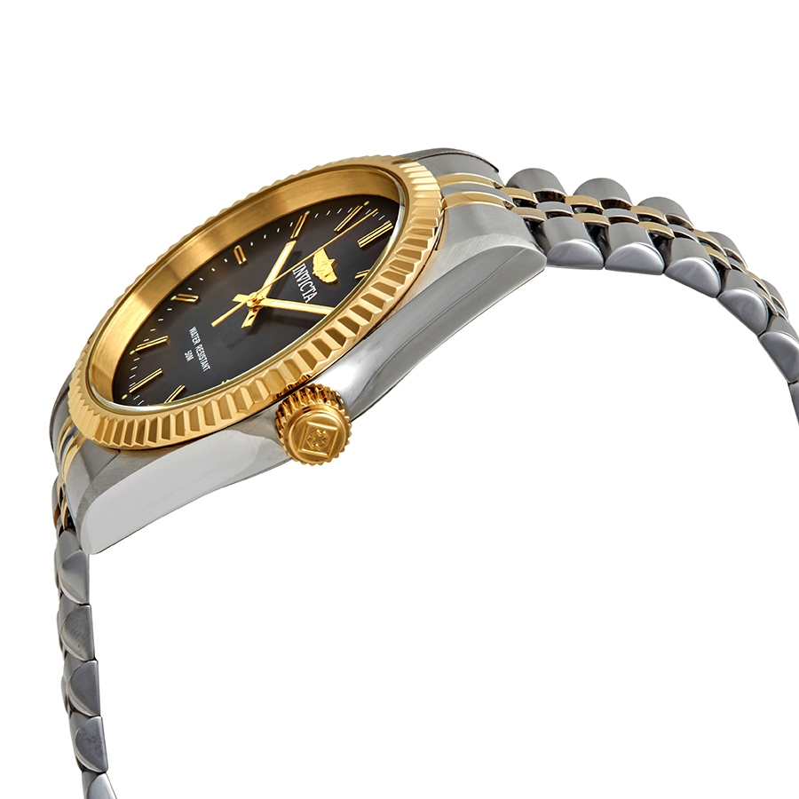 invicta specialty black dial two tone men's watch 29377 invicta specialty black dial two tone men's watch 29377