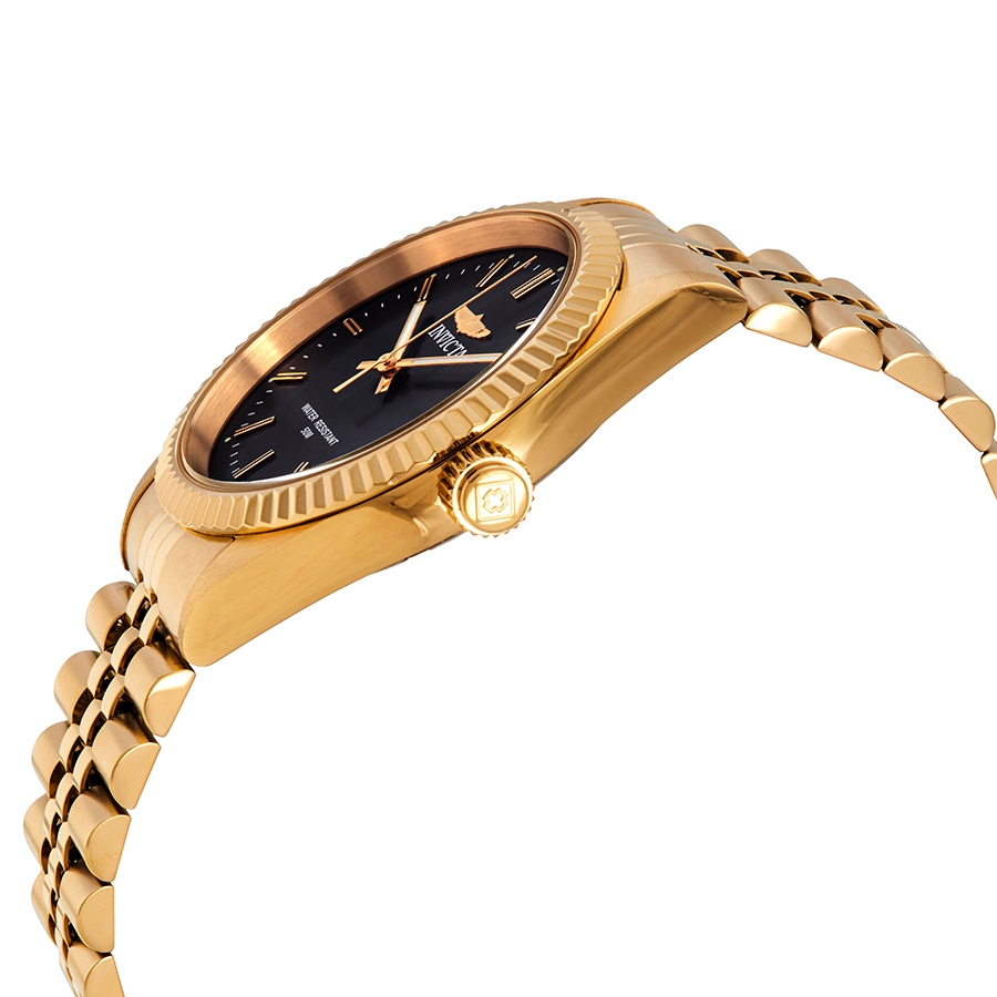 invicta specialty black dial yellow gold tone men's watch 29383 invicta specialty black dial yellow gold tone men's watch 29383