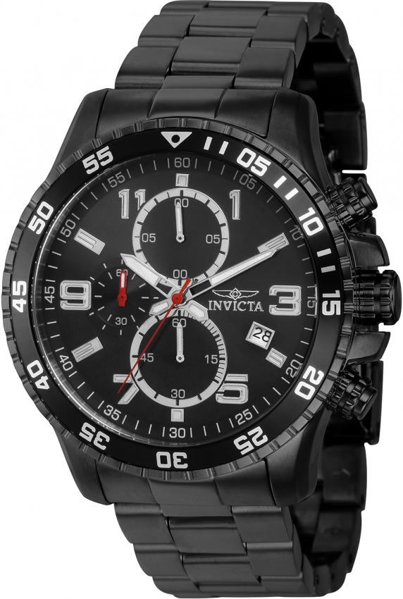 invicta specialty chronograph quartz black dial men's watch 36985 invicta specialty chronograph quartz black dial men's watch 36985