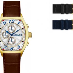 Home invicta specialty chronograph quartz silver dial men's watch 49839