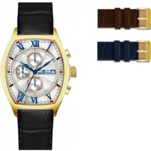 invicta specialty chronograph quartz silver dial men's watch 49840