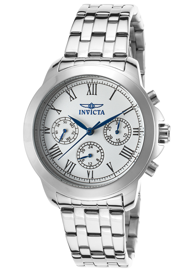 invicta specialty chronograph silver dial ladies watch 21653 invicta specialty chronograph silver dial ladies watch 21653