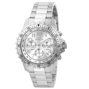 Home invicta specialty chronograph silver dial men's watch 6620