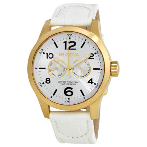 Home invicta specialty date day silver dial men's watch 12174
