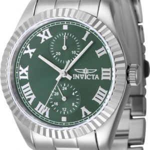 Витрина invicta specialty gmt date quartz green dial ladies watch 47436