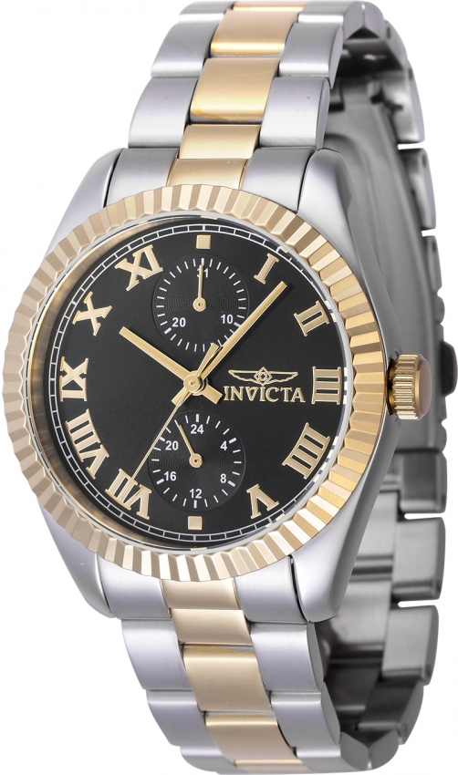 invicta specialty gmt quartz black dial ladies watch 47439 invicta specialty gmt quartz black dial ladies watch 47439