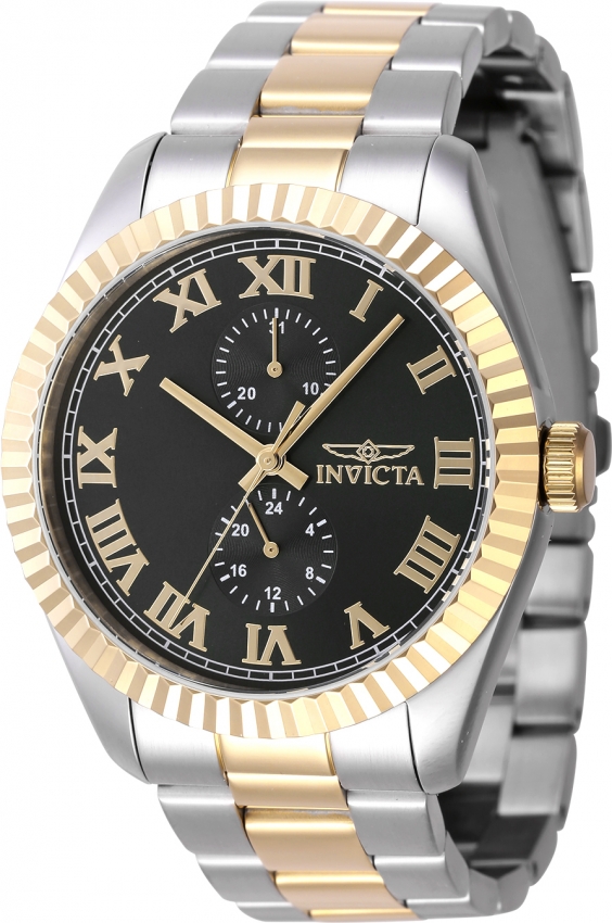 invicta specialty gmt quartz black dial men's watch 47425 invicta specialty gmt quartz black dial men's watch 47425