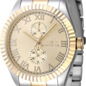 Home invicta specialty gmt quartz gold dial men's watch 47428