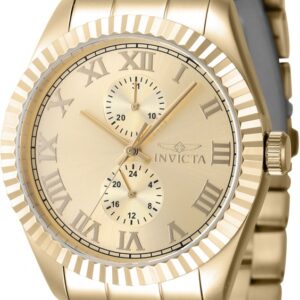 Home invicta specialty gmt quartz gold dial men's watch 47431