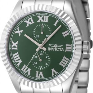 Home invicta specialty gmt quartz green dial men's watch 47422