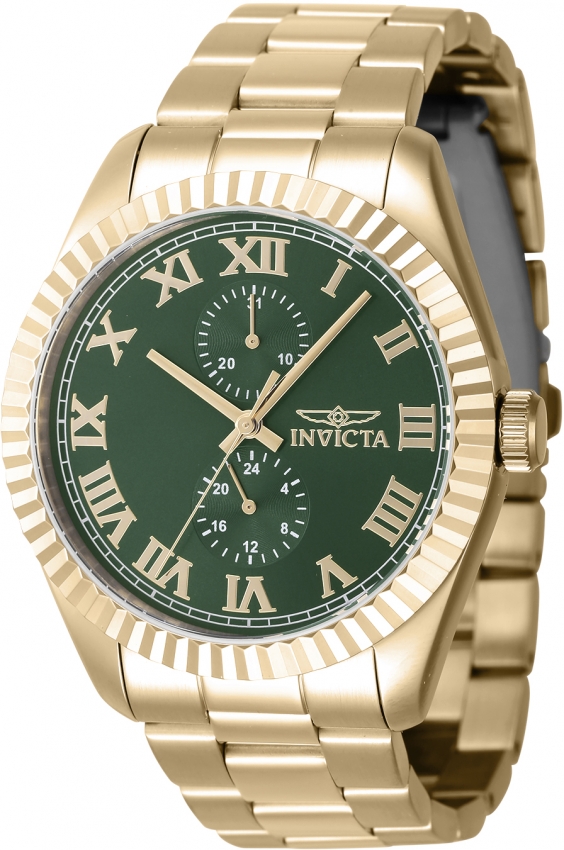 invicta specialty gmt quartz green dial men's watch 47430 invicta specialty gmt quartz green dial men's watch 47430