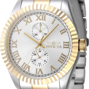invicta specialty gmt quartz silver dial men's watch 47426
