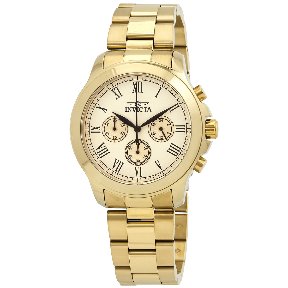 invicta specialty gold dial men's watch 21658 invicta specialty gold dial men's watch 21658
