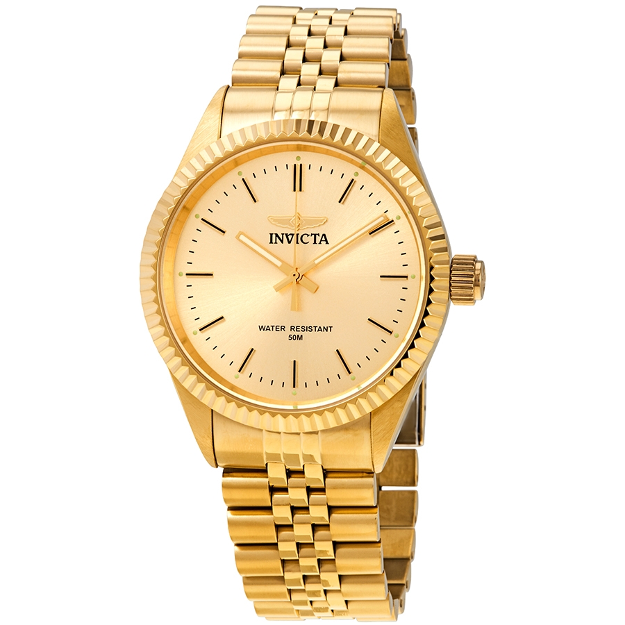 invicta specialty gold dial yellow gold tone men's watch 29388 invicta specialty gold dial yellow gold tone men's watch 29388