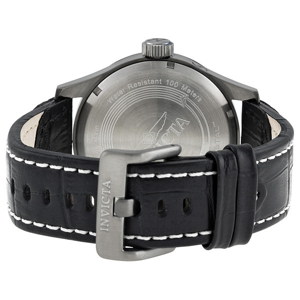 invicta specialty military grey dial black leather men's watch 10492 invicta specialty military grey dial black leather men's watch 10492