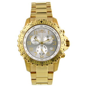 invicta specialty pilot chronograph silver dial men's watch 11369