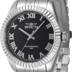 Home invicta specialty quartz black dial ladies watch 47408