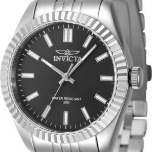Home invicta specialty quartz black dial ladies watch 47494