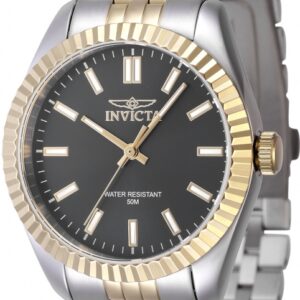 Home invicta specialty quartz black dial ladies watch 47499