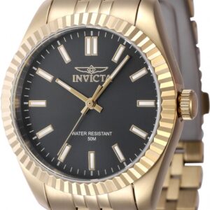 Home invicta specialty quartz black dial ladies watch 47504