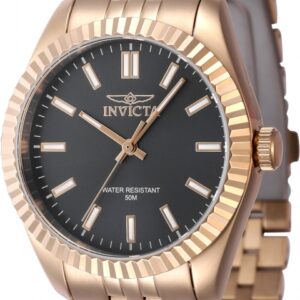 Home invicta specialty quartz black dial ladies watch 47508