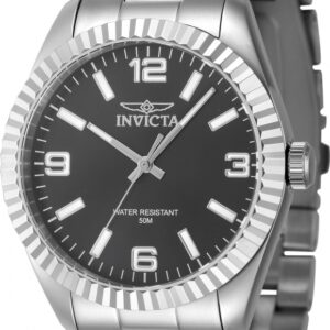 invicta specialty quartz black dial men's watch 47448