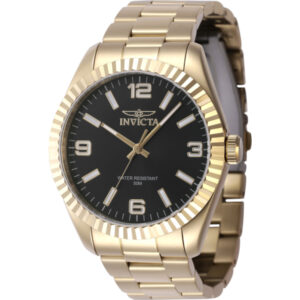 Home invicta specialty quartz black dial men's watch 47458