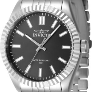 invicta specialty quartz black dial men's watch 47478