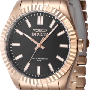 Home invicta specialty quartz black dial men's watch 47492