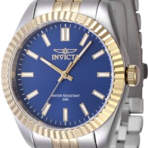Home invicta specialty quartz blue dial ladies watch 47502