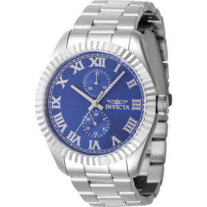 Home invicta specialty quartz blue dial men's watch 47423